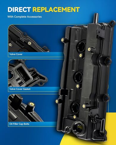 غطاء صمام محرك Philtop متوافق مع 2007-2015 Mini Cooper Convertible/Coupe/Hatchback/Wagon DoHC ، 2011-2016 Cooper Countryman ، Kits Cover Valve استبدل# V203367 in Saudi Arabia