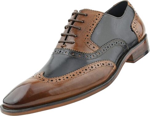 Asher Green AG100 - أحذية لباس الرجال - أحذية الجناح الأصلي من جلد العجل - نغمة وملابس متعددة اللباس الأحذية in Kuwait