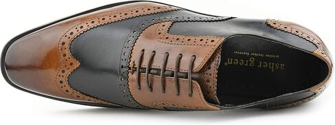 Asher Green AG100 - أحذية لباس الرجال - أحذية الجناح الأصلي من جلد العجل - نغمة وملابس متعددة اللباس الأحذية in Kuwait