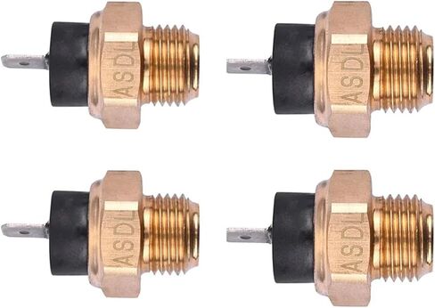 1/2/4pcs مفتاح ترموستات مروحة الدراجات النارية ، مستشعر درجة الحرارة متوافق مع Honda CB400 Super Four ، NT400 ، BROS ، NV400 (1PCs) in Kuwait