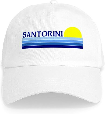 Cafepress Santorini ، قبعة البيسبول القابلة للتعديل في اليونان in Kuwait