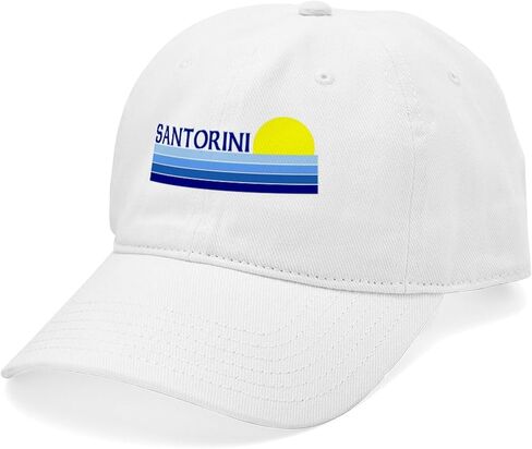 Cafepress Santorini ، قبعة البيسبول القابلة للتعديل في اليونان in Kuwait