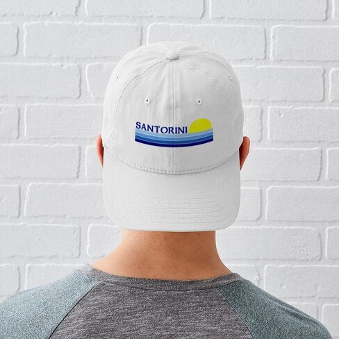 Cafepress Santorini ، قبعة البيسبول القابلة للتعديل في اليونان in Kuwait