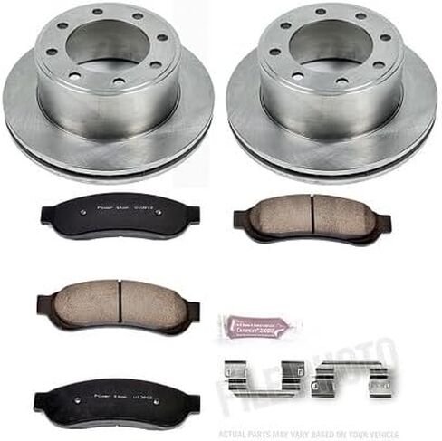 Power Stop Koe1798 AutoSpecialty Brake Brake Brake Kit-Oe Brake Rotors ومنصات الفرامل السيراميك in Kuwait