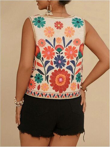 Verdusa Women's Plus Size Bow Cardigans خفيفة الوزن بوهو سترة أكمام in Saudi Arabia