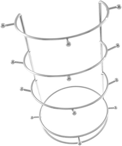 Tiara Display Stand Jewelry Holder for Women Crown Display Holder Organizer for Hair Accessories Hair Hoop Home Store Dresser, 4 Tier in Saudi Arabia