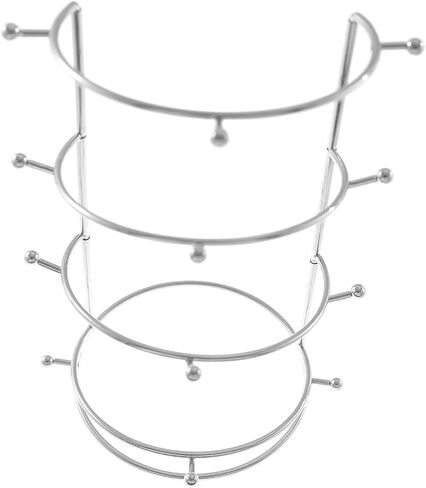 Tiara Display Stand Jewelry Holder for Women Crown Display Holder Organizer for Hair Accessories Hair Hoop Home Store Dresser, 4 Tier in Saudi Arabia