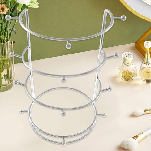 Tiara Display Stand Jewelry Holder for Women Crown Display Holder Organizer for Hair Accessories Hair Hoop Home Store Dresser, 4 Tier in Saudi Arabia