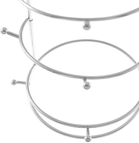 Tiara Display Stand Jewelry Holder for Women Crown Display Holder Organizer for Hair Accessories Hair Hoop Home Store Dresser, 4 Tier in Saudi Arabia