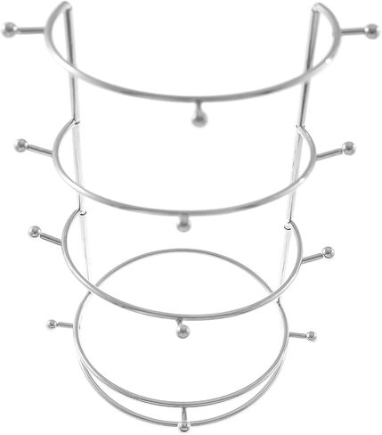 Tiara Display Stand Jewelry Holder for Women Crown Display Holder Organizer for Hair Accessories Hair Hoop Home Store Dresser, 4 Tier in Saudi Arabia