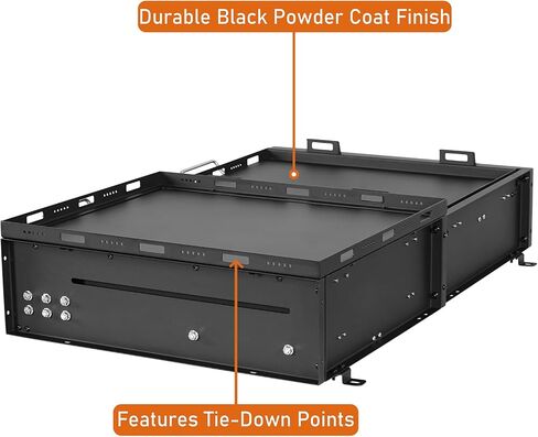 u-Box Wrangler Drawer System & Fridge Slide Mount & Cooking Platform for Jeep Wrangler JK 2007-2018 | JL 2018-2025 Unlimited 4-Door - Security Trunk Storage Gun Safe Lock Box in Saudi Arabia