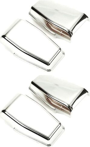 2 مجموعة من - خلع خلفي chrome Window Window Liftgate Glass Cover Trim 07+ اليسار الأيمن الخلفي لسيارة Jeep لـ Wrangler 2007-2017 لـ Wrangler JK 2018 in Kuwait