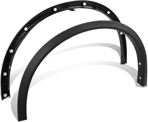 سلالة السيارات 2PCS على غرار مصنع العجلة الخلفية Fender Fender Kit متوافق مع نيسان Rogue 2014-2020 ، سائق وركاب ، أسود محكم in Kuwait