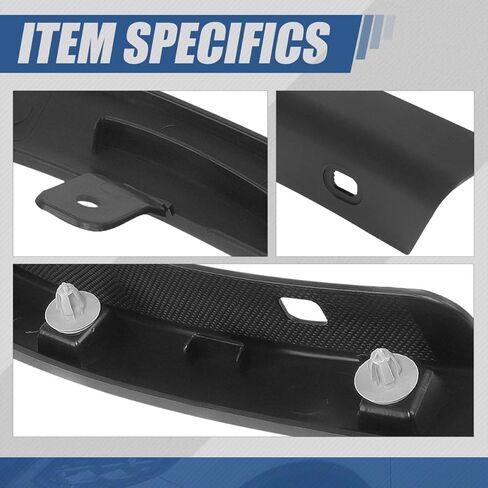 سلالة السيارات 2PCS على غرار مصنع العجلة الخلفية Fender Fender Kit متوافق مع نيسان Rogue 2014-2020 ، سائق وركاب ، أسود محكم in Kuwait