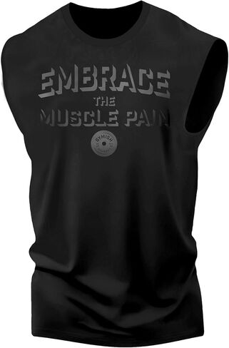 Gymish Lifestyle Muscle Pain Gym Tank Tops Sleeveless Bodybuilding Athletic Tank Top in Saudi Arabia