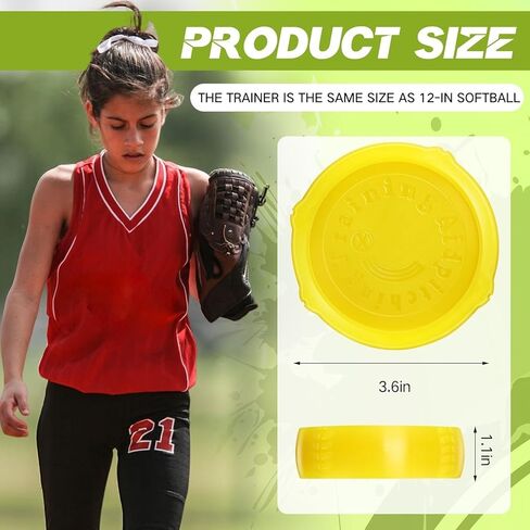 Softball Spinner Fastpitch Softball Spinner 12 Inches Softball Training Equipment Pitcher Overhand Thrower Training Aid for Sports Practice Softballs Top Collegiate Program in Kuwait