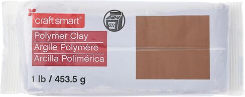 1lb Beige Polymer Clay Set by Craft Smart - Oven-Bake Clay for Sculpting, Modeling, Jewelry, School Projects, Arts & Crafts - 1 Pack in Kuwait