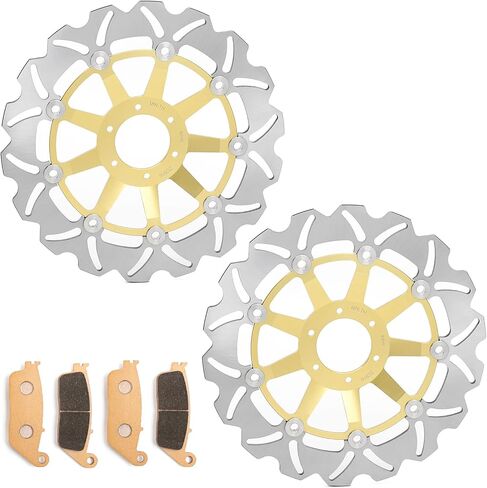 Front Brake Disc Rotors and Pads Kit for Honda CBR 600 F3 CBR600F3 1995-1998 in Saudi Arabia