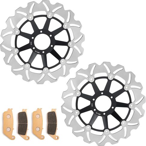 Front Brake Disc Rotors and Pads Kit for Honda CBR 600 F3 CBR600F3 1995-1998 in Saudi Arabia