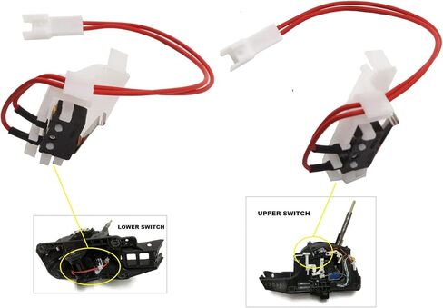 طقم إصلاح Syfter Gear ، 2pcs Shift Micro Switch متوافق مع Nissan Altima Pathfinder 2013-2017 ، 349013nw1a 349013nw2a 349013nw3a 349013nw4a in Saudi Arabia