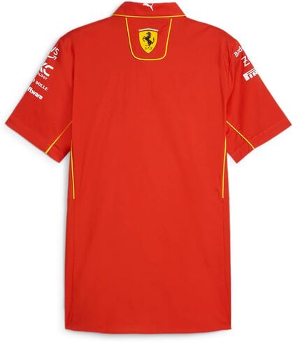 PUMA MENS SCUDERIA FERRARI TEAM Shirt Shirt Disual - Red - Size XXL in Saudi Arabia