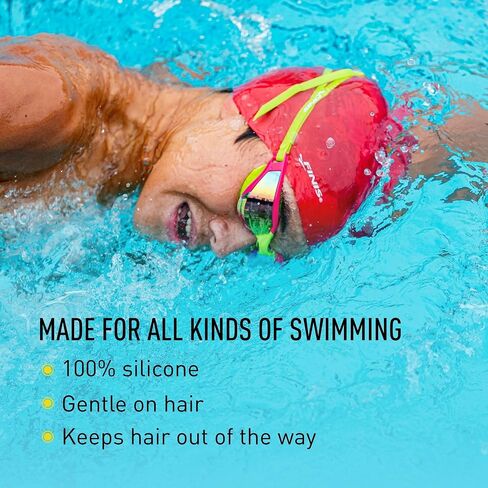 FINIS Silicone Swim Cap Red in Kuwait