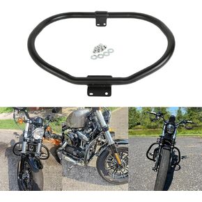 TCT-MOTORPARTS 1 1/4'' Mustache Engine Guard Crash Bar for Harley Sportster 883 1200 XL XR 2004-2022 2021 in Saudi Arabia