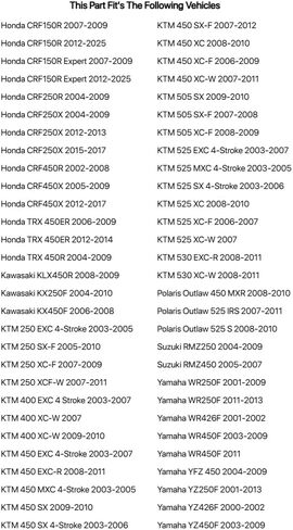 TUSK FUEL MIXTURE SCRET ORVER لـ KTM 525 SX 4-Stroke 2003-2006 in Kuwait