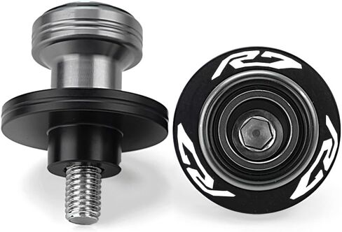 Fit for Yamaha R7 YZFR7 YZF R7 20212022 2023 2024 2025 R9 YZFR9 YZF R9 2025 Motorcycle CNC Aluminum 6mm Swingarm Spools Sliders Stand Screws Bobbins (Black, R7) in Saudi Arabia