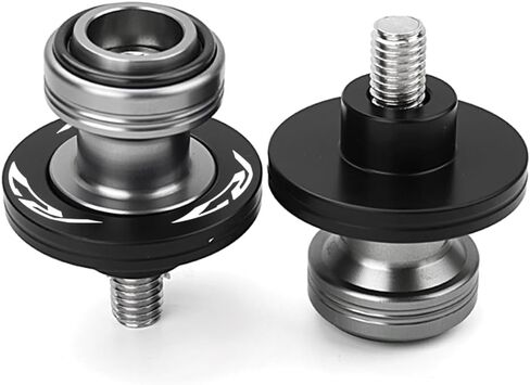 Fit for Yamaha R7 YZFR7 YZF R7 20212022 2023 2024 2025 R9 YZFR9 YZF R9 2025 Motorcycle CNC Aluminum 6mm Swingarm Spools Sliders Stand Screws Bobbins (Black, R7) in Saudi Arabia