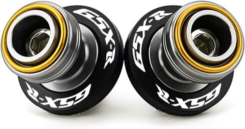 Motorcycle CNC Aluminum Swingarm Spools Sliders Stand Screw Paddock Bobbins Compatible with Suzuki GSXR600 GSXR750 GSXR1000 GSXR1300 GSX8R GSXR 125 (Gold) in Saudi Arabia