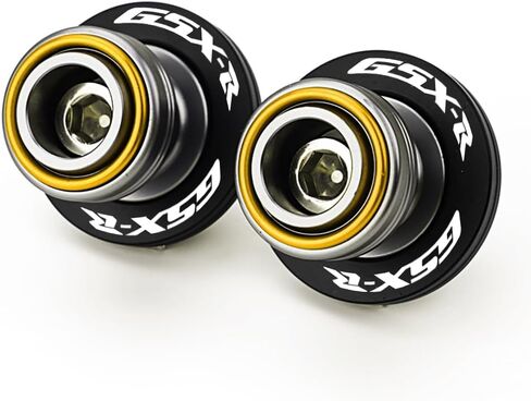 Motorcycle CNC Aluminum Swingarm Spools Sliders Stand Screw Paddock Bobbins Compatible with Suzuki GSXR600 GSXR750 GSXR1000 GSXR1300 GSX8R GSXR 125 (Gold) in Saudi Arabia