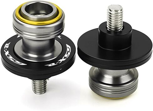 Motorcycle CNC Aluminum Swingarm Spools Sliders Stand Screw Paddock Bobbins Compatible with Suzuki GSXR600 GSXR750 GSXR1000 GSXR1300 GSX8R GSXR 125 (Gold) in Saudi Arabia