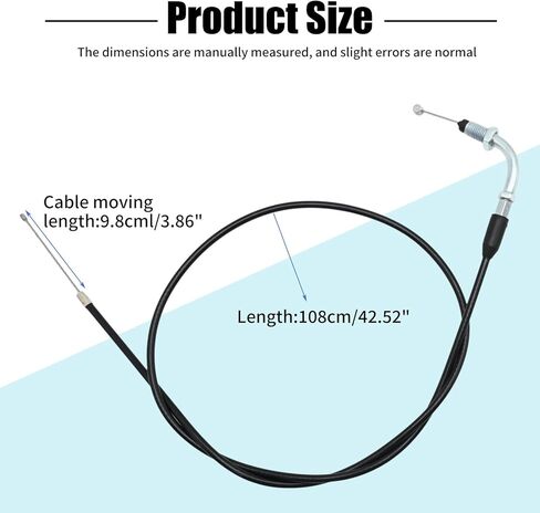 42.52"/ 1080mm Throttle Cable Accelerator Cable Throttle Wire Engine Control Cable for 125cc 150cc 200cc 250cc Dirt Bike in Saudi Arabia