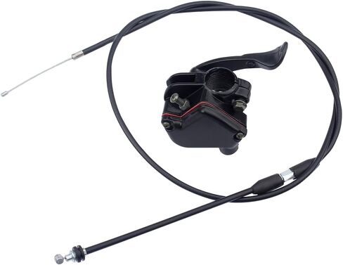 7/8'' 22mm Thumb Throttle Cable Accelerator Handle Assembly, Motorcycle Throttle Assist Replacement Kits Accessories, Compatible with 50cc 70cc 90cc 110cc 125cc 250cc ATV in Kuwait