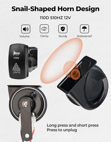Kemimoto Trend Signal Kit متوافقة مع 2020+ Defender Can-Am ، Street Legal Kit مع قرن 110 ديسيبل ، و utv blinker بوقت 110 ديسيبل ، مع إشارة الانتقال الذاتي وضوء الخطر in Kuwait