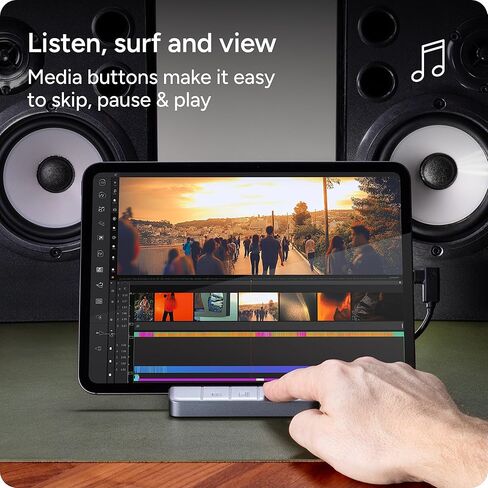 موزع ZAGG ذو 4 منافذ - USB-C PD متعدد الاستخدامات، USB-A، USB-C، محول HDMI، شحن عالي السرعة ودعم شاشة 4K، صغير الحجم للسفر، متوافق مع Windows، macOS، iPadOS، ChromeOS، Android in Kuwait
