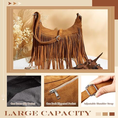 Quelay 4 PCS Boho Bag Jewelry مجموعة المجوهرات الغربية تشمل مجموعة Fringe Boho Presh Plased Dchoker Necklace Weather Writing Hippie Droping Drop rapring for Women Party Daily Vacation in Saudi Arabia