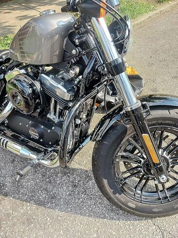 TCT-MOTORPARTS 1 1/4'' Mustache Engine Guard Crash Bar for Harley Sportster 883 1200 XL XR 2004-2022 2021 in Saudi Arabia