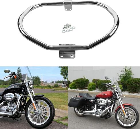 TCT-Motorparts 1 1/4 '' Matache Engine Guard Bar لـ Harley Sportster 883 1200 XL XR 2004-2022 2021 in Kuwait