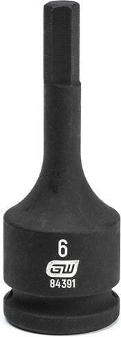GEARWRENCH 3/8" Drive Hex Bit Impact Metric Socket 6mm - 84391 in Saudi Arabia