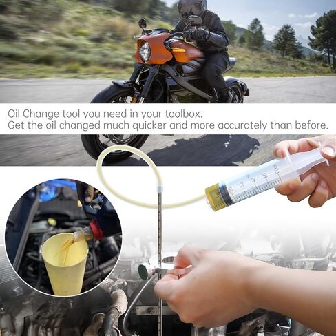 Windance Motorcycle Front Fork Maintenance Tool Kit,Fork Seal Saver Cleaner 45mm-55mm Shock Repairing Tool + Fork Suspension Oil Level Measurement Gauge Oil Syringe Tool (Red) in Saudi Arabia