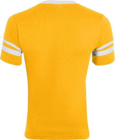 Augusta Sportswear Men's Medium Augusta Sleeve Stripe Jersey, Gold/White in Saudi Arabia