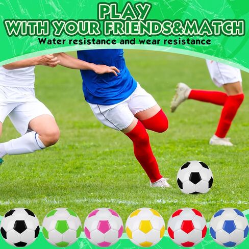 WILLBOND 36 Pcs Size 5 Soccer Ball Bulk Official Size Soccer Ball Set for Outdoor Indoor Game Training Practice for Youth Teens Adult Soccer Players in Saudi Arabia