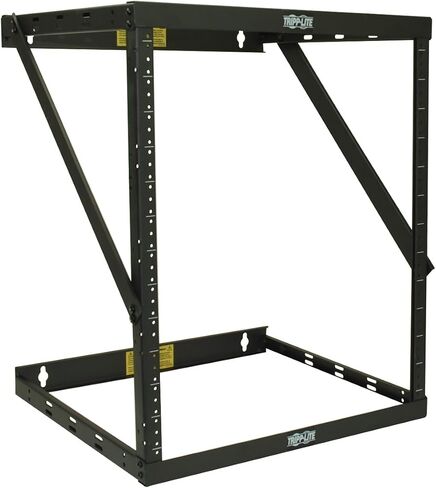 Tripp Lite 8U/12U/22U Expandable Wall-Mount 2-Post Open Frame Rack, Adjustable Network Equipment Rack, UPS Depth, 23.5" Deep (SRWO8U22DP) in Kuwait