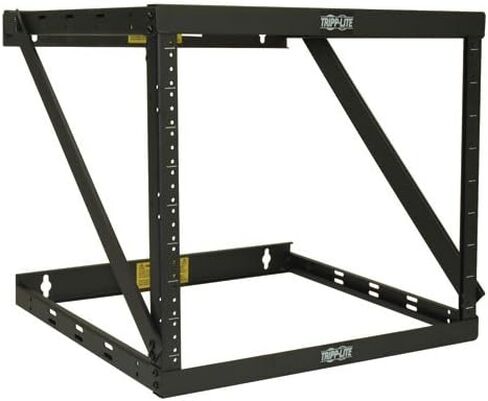 Tripp Lite 8U/12U/22U Expandable Wall-Mount 2-Post Open Frame Rack, Adjustable Network Equipment Rack, UPS Depth, 23.5" Deep (SRWO8U22DP) in Kuwait