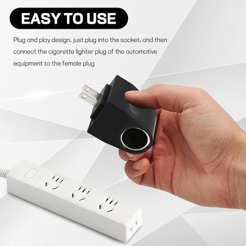 AC Universal to DC ، DC 12V 500MA Car Dillette Wighter to Wall Outlet Adapter ، Car AC إلى محول أنثى العاصمة ، قابس جدار محول إمدادات الطاقة لأجهزة السيارة in Kuwait