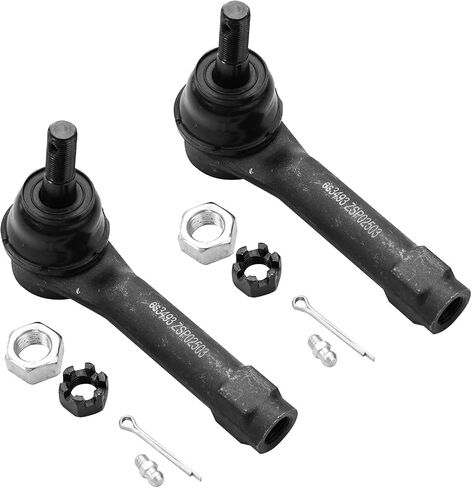 Detroit Axle - Front 6pc Tie Rods Kit for Chevy Silverado GMC Sierra Avalanche Suburban Yukon XL 1500 Tahoe Cadillac Escalade ESV Ext ، 4 Tie Rod Weads 1 Idler Arm 1 Pitman Arm Arm in Saudi Arabia
