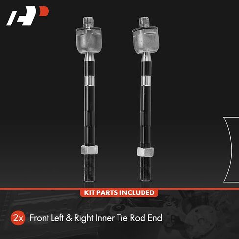 A-Premium 2 x Front Inner Tie Rod Ends, Compatible with Hyundai Elantra 2011-2016, Veloster 2012-2017, Elantra Coupe 2013-2014, Elantra GT 2013-2017 in Saudi Arabia