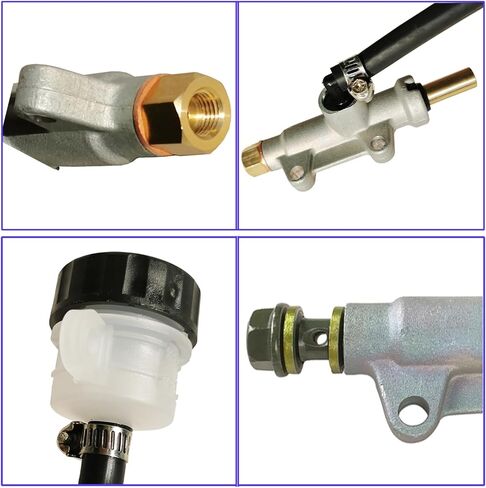 Rear Brake Master Cylinder & Caliper Set Compatible with Polaris Sportsman 500 400 335 1998-2002 Diesel 455 Worker 335 500 Parts OEM # 1910553 1910301 1930818 1910441 1910366 1930819 in Saudi Arabia